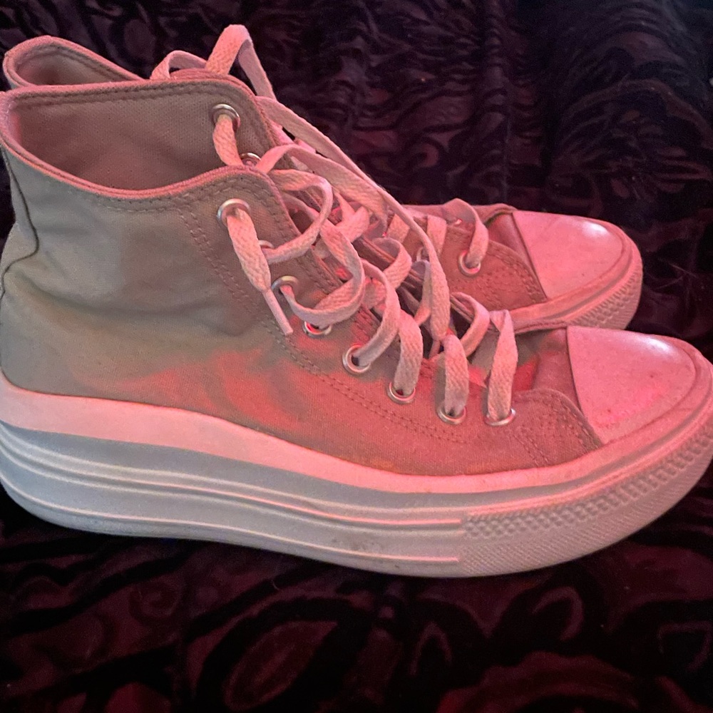 slate sage green chuck platform converse